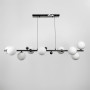 Изображение Видовжена люстра з 9 білими плафонами довжиною 115 см ИМ Light-Deco 