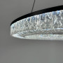 Зображення Чорна кільцева люстра з епоксидною смолою Ø 80 см ИМ Light-Deco 