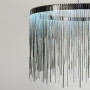 Зображення Хромована люстра з ланцюжками на 2 яруси Ø 80+50 см ИМ Light-Deco 2 