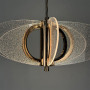 Зображення Золота люстра на 6 пластин з іскристого акрилу Ø65 см ИМ Light-Deco 4 
