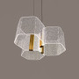 Зображення Підвісна люстра на 3 сегменти з іскристого акрилу Ø35 см ИМ Light-Deco 3 