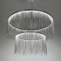 Зображення Хромована люстра з ланцюжками на 2 яруси Ø 80+50 см ИМ Light-Deco 7 