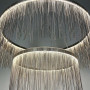 Зображення Хромована люстра з ланцюжками на 2 яруси Ø 80+50 см ИМ Light-Deco 9 