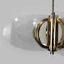 Зображення Золота люстра на 6 пластин з іскристого акрилу Ø65 см ИМ Light-Deco 2 