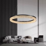 Зображення Чорна кільцева люстра з епоксидною смолою Ø 80 см ИМ Light-Deco 1 
