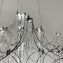 Изображение Дизайнерська невагома срібна люстра із кришталем Ø 70 см ИМ Light-Deco 4 