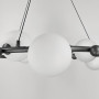 Зображення Кільцева люстра з 12 білими плафонами Ø 100 см ИМ Light-Deco 