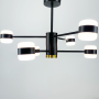 Изображение Дизайнерська LED люстра в чорному кольорі ИМ Light-Deco 3 