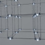 Зображення Срібна геометрична люстра у формі паралелепіпеда 100x100x40 см ИМ Light-Deco 4 