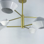 Зображення Оригінальна стельова люстра Lumina Deco у золотому каркасі ИМ Light-Deco 2 