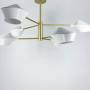 Зображення Оригінальна стельова люстра Lumina Deco у золотому каркасі ИМ Light-Deco 1 