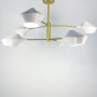Зображення Оригінальна стельова люстра Lumina Deco у золотому каркасі ИМ Light-Deco 3 
