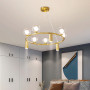 Изображение Підвісна люстра-кільце на 6 плафонів та 3 споти d 60 ИМ Light-Deco 8 