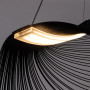 Изображение Сучасний світильник з чорних кілець 60х40х55 см ИМ Light-Deco 4 