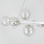 Зображення Кільцева біла люстра з 18 прозорими плафонами Ø 95 см ИМ Light-Deco 1 
