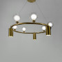 Изображение Підвісна люстра-кільце на 6 плафонів та 3 споти d 60 ИМ Light-Deco 3 