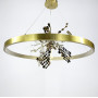 Изображение Дизайнерський світильник FELISA у золотому каркасі ИМ Light-Deco 9 