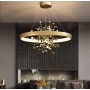 Изображение Дизайнерський світильник FELISA у золотому каркасі ИМ Light-Deco 7 