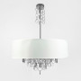 Изображение Люстра із серії Curtis в хромі з білим абажуром Ø 60 см ИМ Light-Deco 