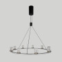 Зображення Кільцева люстра з 9 плафонами G4 у чорному корпусі Ø80 см ИМ Light-Deco 