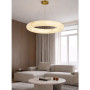 Изображение Підвісна кільцева люстра з ефектом мармуру Ø 80 см ИМ Light-Deco 1 