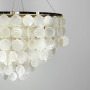 Зображення Кругла золота люстра ATHELIA із перламутровими пластинами Ø 45 см ИМ Light-Deco 2 