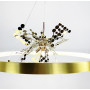Изображение Дизайнерський світильник FELISA у золотому каркасі ИМ Light-Deco 4 