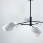 Изображение Стельова люстра Lumina Deco у чорному каркасі ИМ Light-Deco 1 