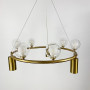 Изображение Підвісна люстра-кільце на 6 плафонів та 3 споти d 60 ИМ Light-Deco 4 