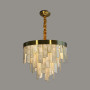 Зображення Каскадна люстра з мармуровими пластинами Ø50х40 см ИМ Light-Deco 2 