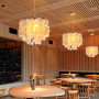 Зображення Кругла золота люстра ATHELIA із перламутровими пластинами Ø 45 см ИМ Light-Deco 4 