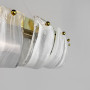 Изображение Підвісна латунна Led люстра з скляними пластинами Ø60 см ИМ Light-Deco 4 