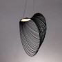Изображение Сучасний світильник з чорних кілець 60х40х55 см ИМ Light-Deco 2 