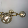 Изображение Латунна люстра Gorizia на 9 янтарних плафонів ИМ Light-Deco 1 