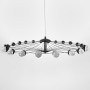 Изображение Люстра-колесо у стилі постмодерн на 22 плафони Ø 70 см ИМ Light-Deco 1 