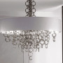 Изображение Люстра із серії Curtis в хромі з білим абажуром Ø 60 см ИМ Light-Deco 1 