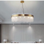 Зображення Підвісна люстра з скляними фактурними пластинами ИМ Light-Deco 3 