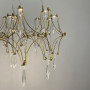 Изображение Дизайнерська невагома золота люстра із кришталем Ø 65 см ИМ Light-Deco 2 