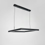 Изображение Люстра з підвісним квадратом у чорному корпусі 60 см ИМ Light-Deco 