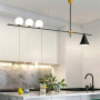 Зображення Видовжена дизайнерська люстра в чорному корпусі ИМ Light-Deco 7 