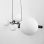 Изображение Видовжена люстра з 6 білими плафонами довжиною 90 см ИМ Light-Deco 1 