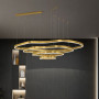 Изображение Незвичайна та ефектна золота люстра на 4 яруси Ø 100 см ИМ Light-Deco 3 