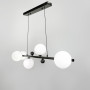 Изображение Видовжена люстра з 6 білими плафонами довжиною 90 см ИМ Light-Deco 2 