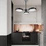 Изображение Люстра дизайнерська на 3 світлових блоки ИМ Light-Deco 8 