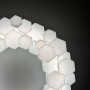 Зображення Стельова люстра з білим футуристичним корпусом Ø70 см ИМ Light-Deco 5 