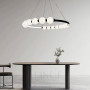 Зображення Чорна люстра Nordic Pearl з плафонами-перлинками Ø 80 см ИМ Light-Deco 6 