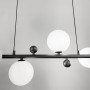 Изображение Видовжена люстра з 6 білими плафонами довжиною 90 см ИМ Light-Deco 4 