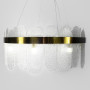 Изображение Підвісна люстра з скляними фактурними пластинами Ø 80 см ИМ Light-Deco 2 