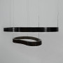 Зображення Ефектна чорна люстра на 2 яруси 65х55 см та 45х30 см ИМ Light-Deco 3 