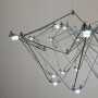 Зображення Невагома срібна люстра Ø 80 см ИМ Light-Deco 6 